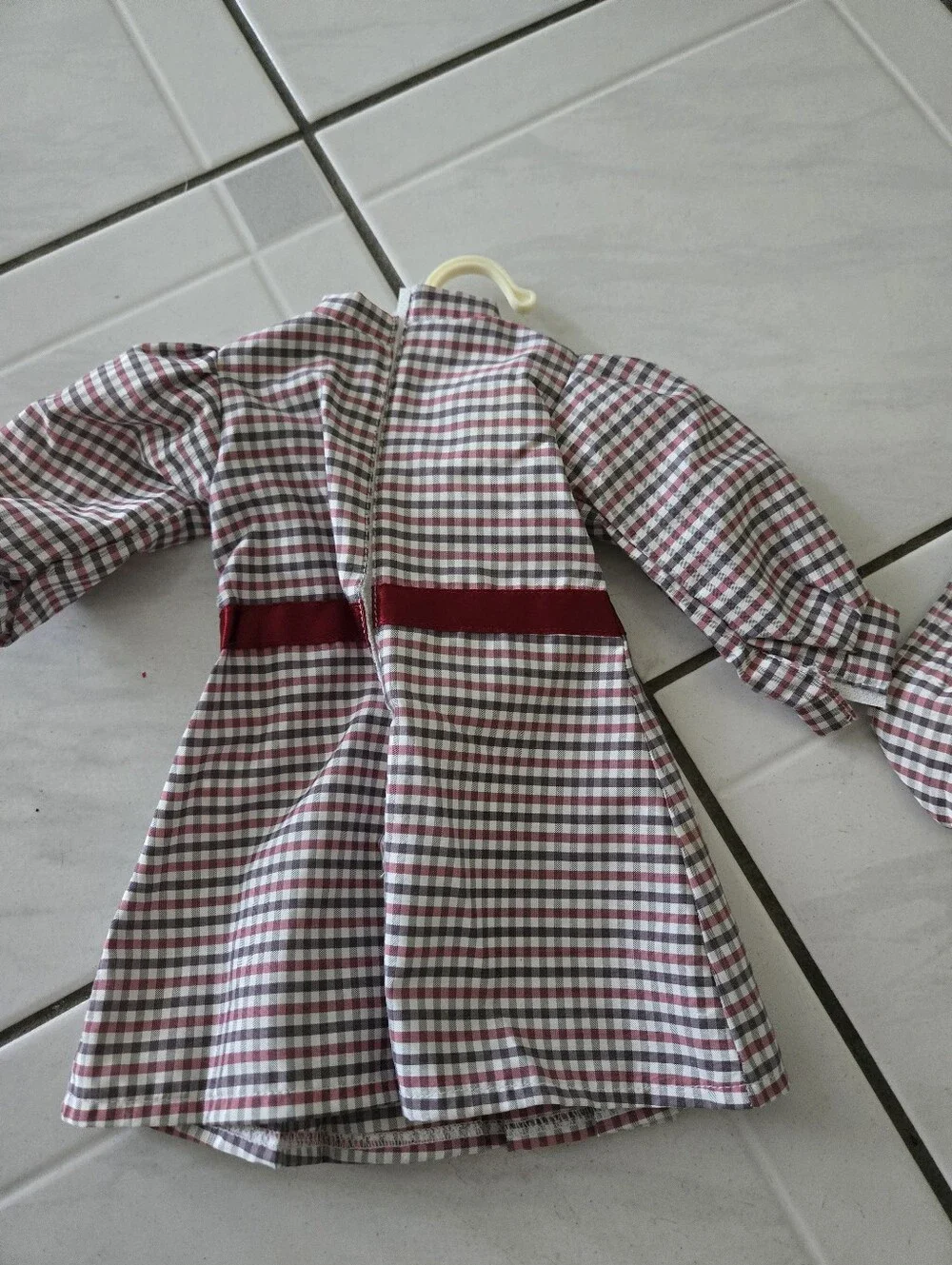 Vintage American Girl Pleasant Company Samantha Meet Dress and Ribbon